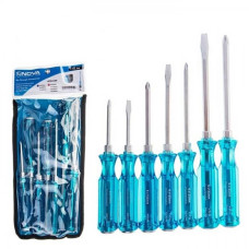 مجموعه 7 عددی پیچ گوشتی ضربه خور  نووا